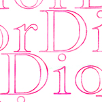 Anielka Hampson Print Dior Pop Pink